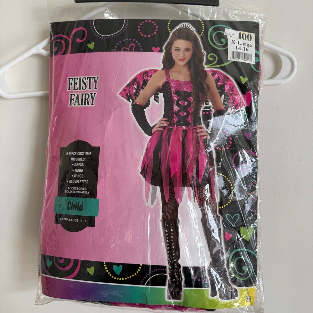 Big Kid Fairy Costume X-Large 14-16